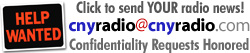 Click Here - Send Us Your News! cnyradio@cnyradio.com