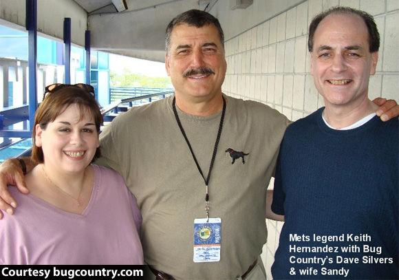 Mr. & Mrs. Dave Silvers with Keith Hernandez