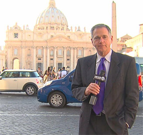 Dan Cummings in Vatican City, 2012