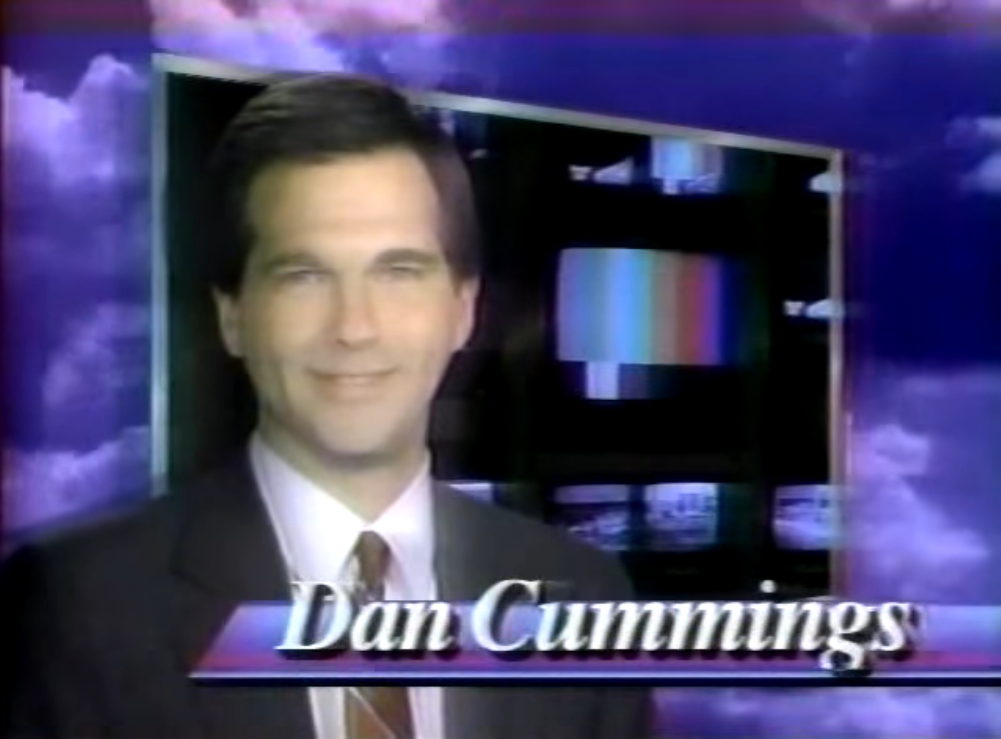Dan Cummings from a WIXT-TV news open in 1993