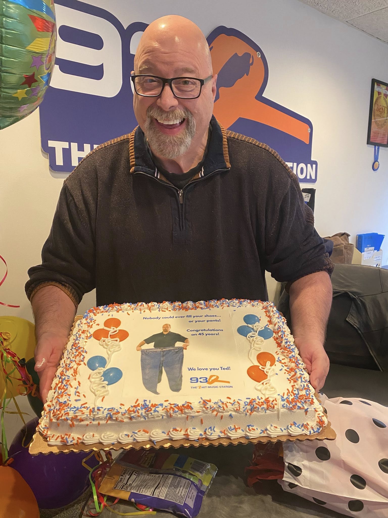 93Q's Ted Long celebrates 45 years on the radio at 93Q in 2025